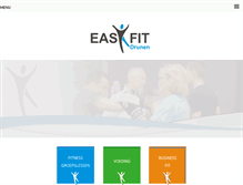 Tablet Screenshot of easyfitdrunen.nl